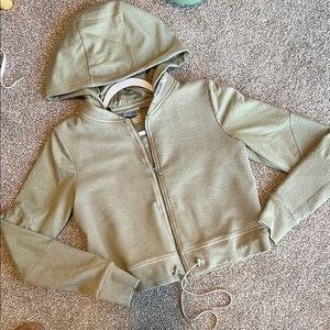 Gymshark Zip Up Jacket Army Green